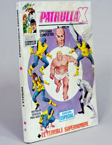CÓMIC PATRULLA X 3 EL TERRIBLE SUPERHOMBRE VOL.1 VERTICE MARVEL TAC...