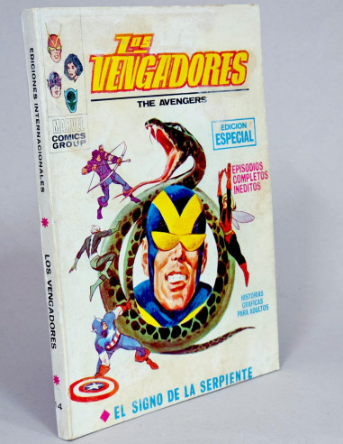 CÓMIC LOS VENGADORES 14 SIGNO DE LA SERPIENTE VOL.1 VERTICE MARVEL ...