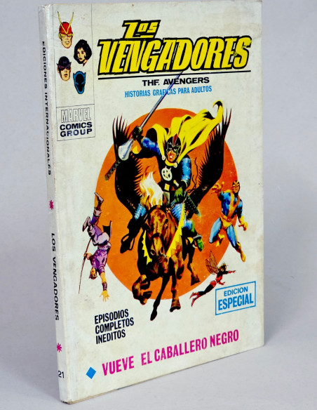 CÓMIC LOS VENGADORES 21 VUELVE CABALLERO NEGRO VOL.1 VERTICE MARVEL...