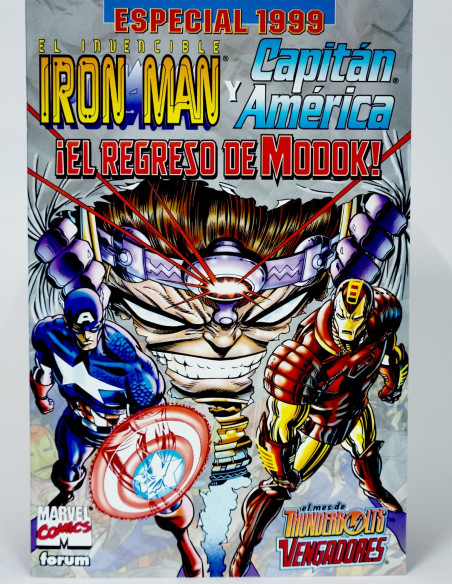 Cómic Iron Man Capitán América Especial 1999 Marvel Grapa