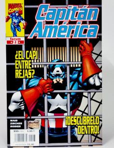 Cómic Capitán América Marvel Vol.4 grapa kiosco coleccionistas