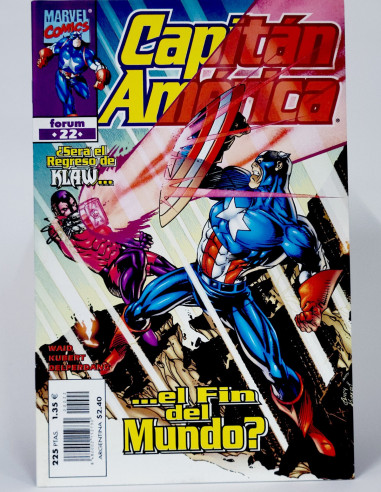 Cómic Capitán América vol.4 Marvel grapa clásico coleccionista