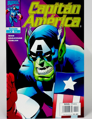 Cómic Capitán América vol.4 Marvel grapa coleccionista kiosco