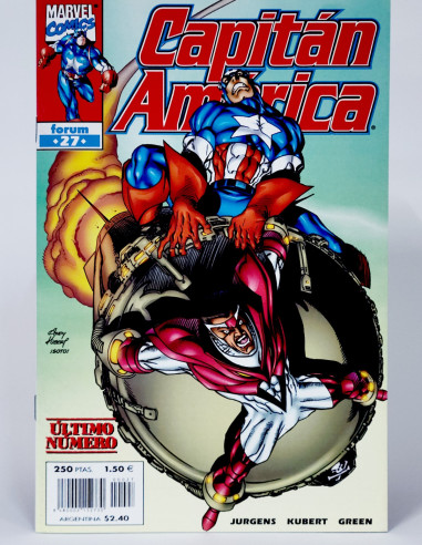 Cómic Capitán América Marvel Vol.4 grapa original coleccionista