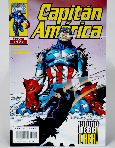 Cómic Capitán América 17 Vol.4 Marvel grapa coleccionista