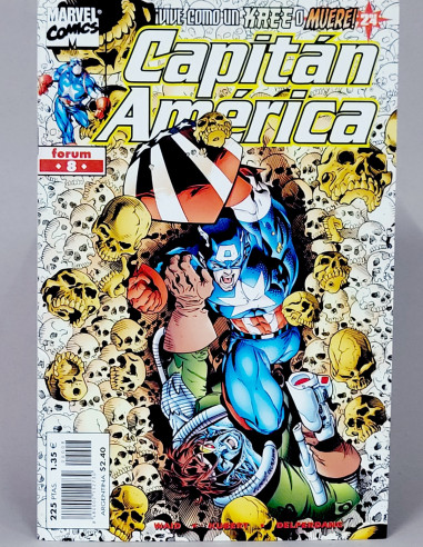 Cómic Capitán América Vol.4 Marvel, grapa de kiosco