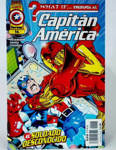Cómic What If Capitán América Marvel Vol.2 grapa kiosco