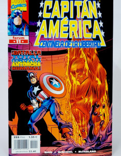 Cómic Capitán América Centinela Marvel grapa kiosco