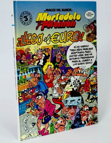 Cómic Magos del Humor Mortadelo y Filemón Euro 3ª edición