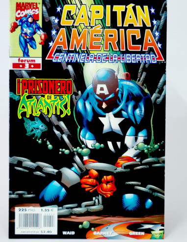 Cómic Capitán América Centinela Libertad Marvel Vol.1 Grapa