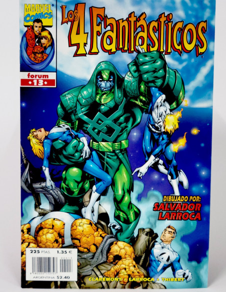 Cómic Los 4 Fantásticos Vol.3 Marvel grapa kiosco