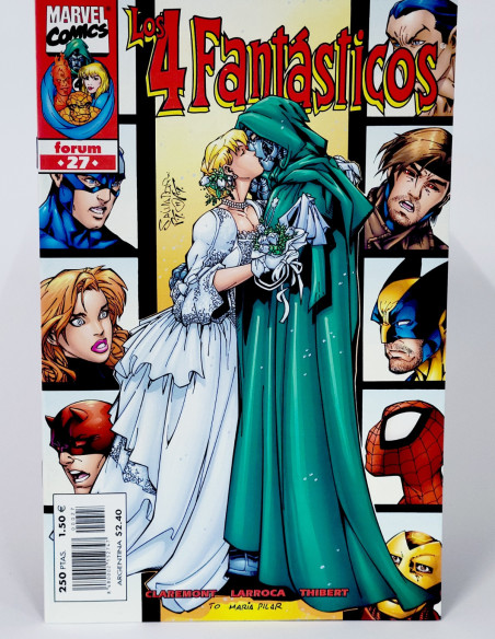 Cómic Los 4 Fantásticos Vol.3 Marvel grapa kiosco