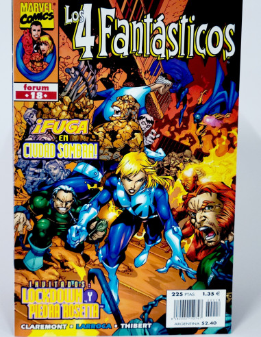 Cómic Los 4 Fantásticos Vol.3 Marvel grapa kiosco