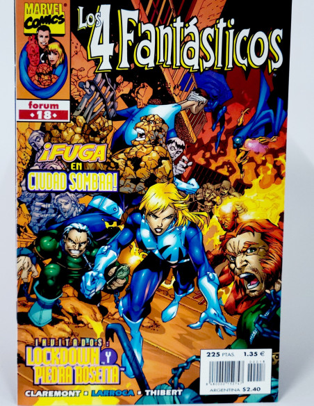 Cómic Los 4 Fantásticos Vol.3 Marvel grapa kiosco