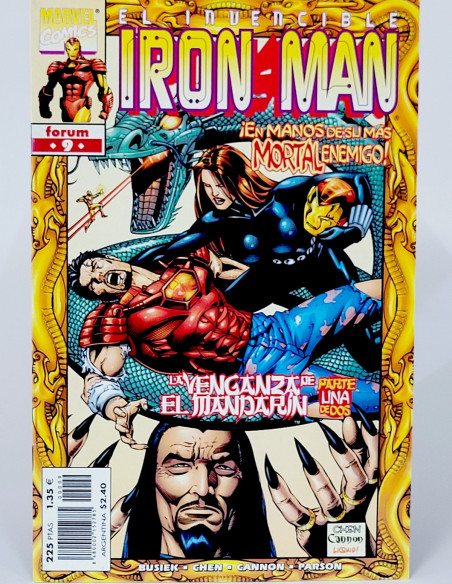 Cómic El Invencible Iron Man 9 Marvel Vol.4 Grapa Kiosco