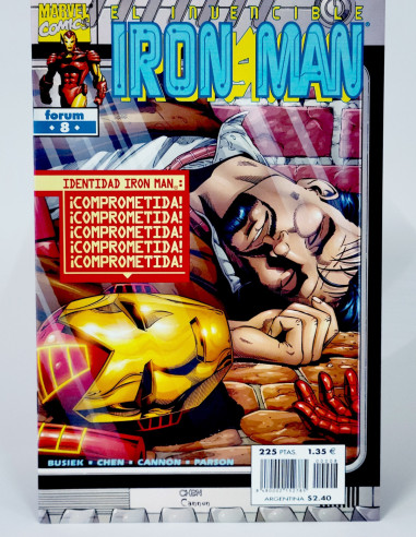Cómic El Invencible Iron Man Vol.4 Marvel grapa kiosco