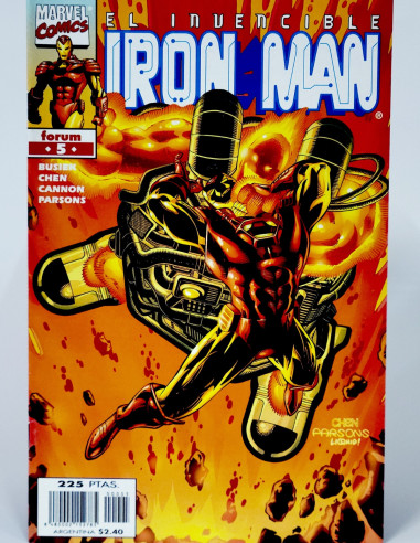 Cómic El Invencible Iron Man Vol.4 Marvel grapa kiosco