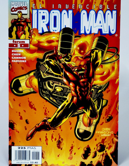 Cómic El Invencible Iron Man Vol.4 Marvel grapa kiosco
