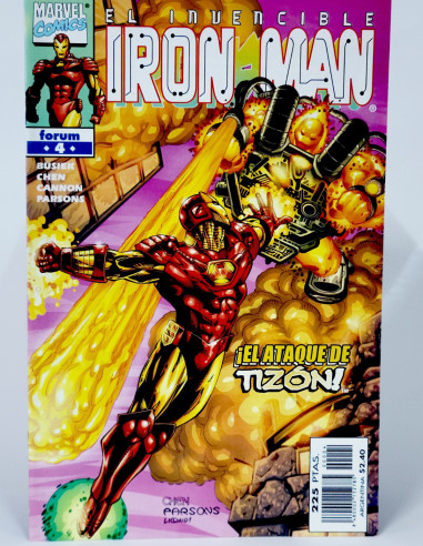 Cómic El Invencible Iron Man Vol.4 Marvel Grapa Kiosco