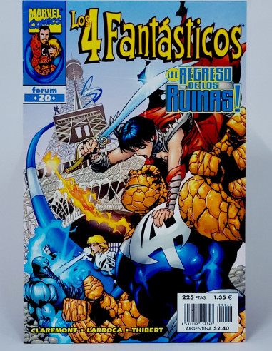 Los 4 Fantásticos Héroes Return Marvel grapa kiosco
