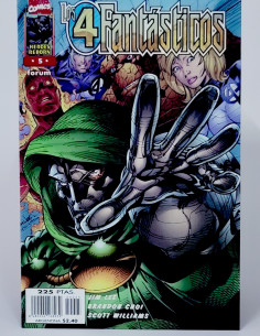 Cómic Marvel Los 4 Fantásticos 5 Heroes Reborn grapa kiosco