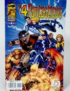 Cómic Marvel Los 4 Fantásticos 8 grapa Heroes Reborn