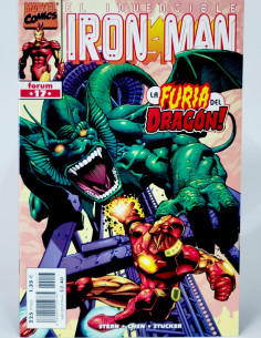 Cómic El Invencible Iron Man 17 Marvel grapa coleccionista