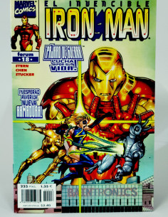 Cómic El Invencible Iron Man 18 Vol.4 Marvel Grapa Kiosco