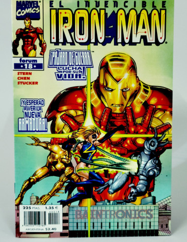 Cómic El Invencible Iron Man 18 Vol.4 Marvel Grapa Kiosco