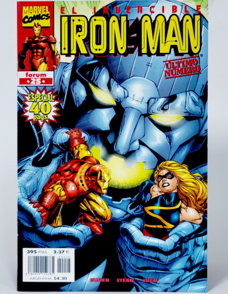 Cómic El Invencible Iron Man 25 Vol.4 Marvel Grapa Kiosco