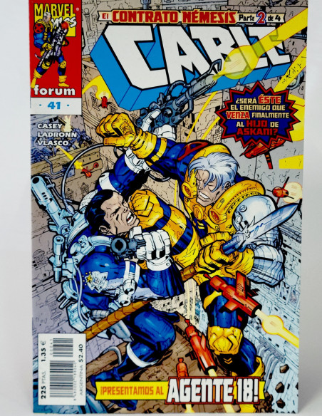 Cómic Cable 41 Vol.2 Marvel grapa original de kiosco