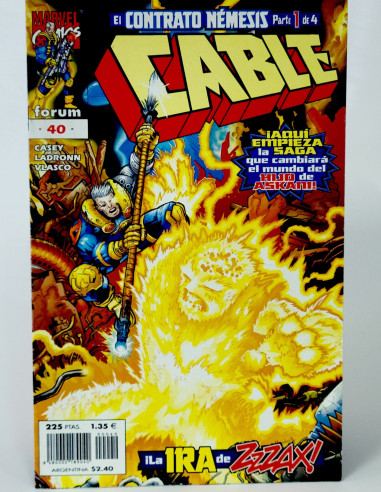 Cómic Cable Vol.2 Marvel grapa edición kiosco coleccionista