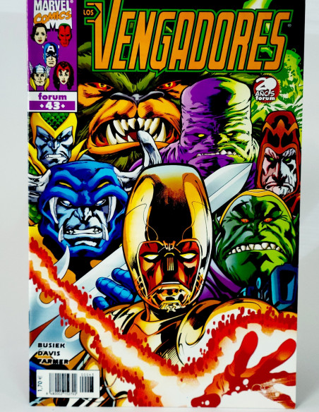 Cómic Los Vengadores Vol.3 Marvel grapa edición kiosco