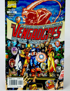 Cómic Los Vengadores Vol.3 Marvel grapa kiosco vintage