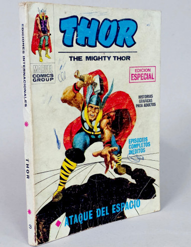 CÓMIC THOR 3 ATAQUE DEL ESPACIO VOL.1 VERTICE MARVEL TACO VOLUMEN N...