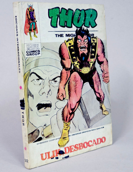CÓMIC THOR 32 ULIK DESBOCADO VOL.1 VERTICE MARVEL TACO VOLUMEN NORM...