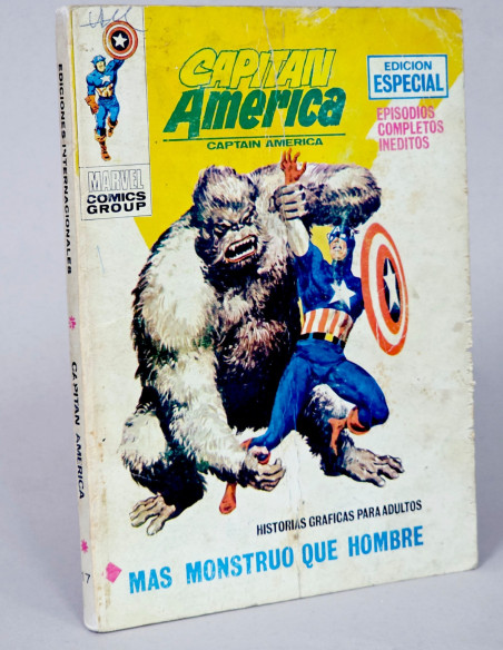 CÓMIC CAPITAN AMÉRICA 17 MAS MONSTRUO QUE HOMBRE VOL.1 VERTICE MARV...