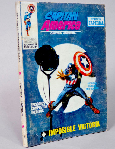 CÓMIC CAPITAN AMÉRICA 13 IMPOSIBLE VICTORIA VOL.1 VERTICE MARVEL TA...