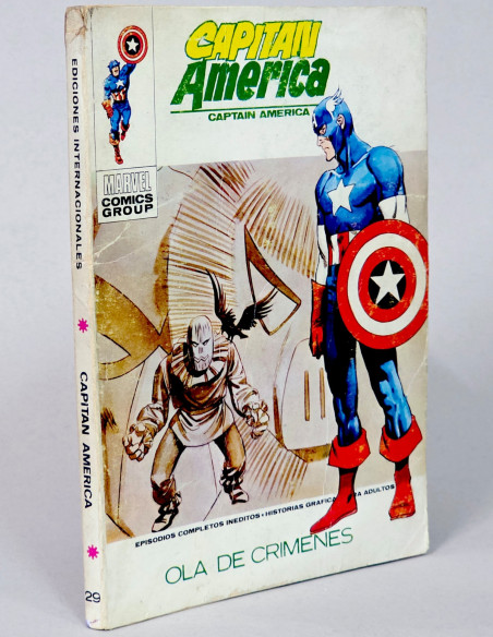 CÓMIC CAPITAN AMÉRICA 29 OLA DE CRÍMENES VOL.1 VERTICE MARVEL TACO ...