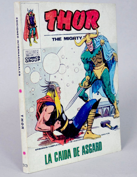 CÓMIC THOR 33 LA CAÍDA DE ASGARD VOL.1 VERTICE MARVEL TACO VOLUMEN ...