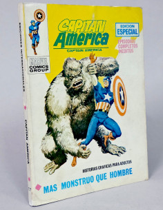 CÓMIC CAPITAN AMÉRICA 17 MONSTRUO QUE HOMBRE VOL.1 VERTICE MARVEL T...