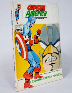 CÓMIC CAPITAN AMÉRICA 35 EL CRIMINAL VOL.1 VERTICE MARVEL TACO VOLU...