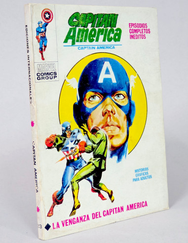 CÓMIC CAPITAN AMÉRICA 23 LA VENGANZA VOL.1 VERTICE MARVEL TACO VOLU...