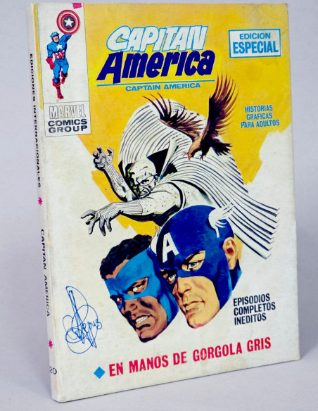 CÓMIC CAPITAN AMÉRICA 20 EN MANOS DE GÓRGOLA VOL.1 VERTICE MARVEL T...