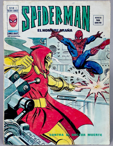 CÓMIC SPIDERMAN 3 VERTICE MARVEL VER FOTO CORTE PAPEL TODAS LAS PÁG...
