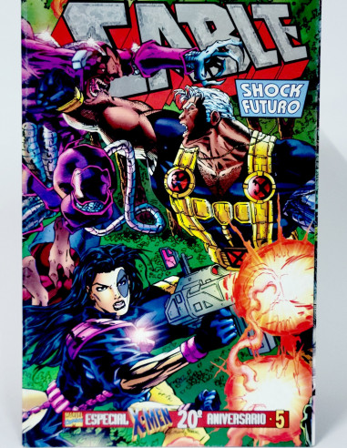 Cómic Cable 5 Shock Futuro Vol.2 Marvel Grapa Coleccionista