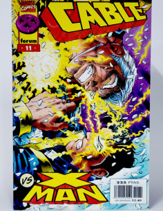 Cable 11 X-Men Vol.2 Marvel Grapa Vintage Coleccionista