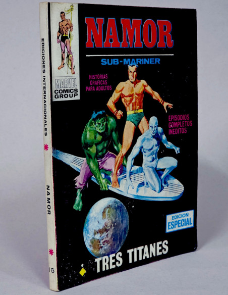 Cómic Capitán Namor 16 Vol.1 Vértice Marvel taco coleccionista