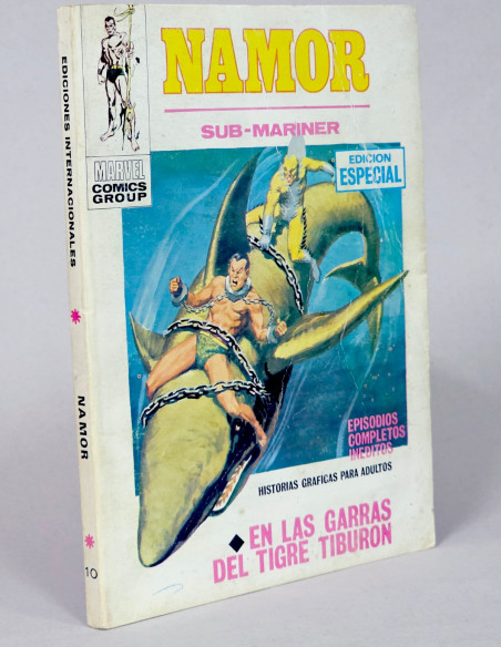 CÓMIC CAPITAN NAMOR 10 EN LAS GARRAS DEL TIGRE TIBURÓN VOL.1 VERTIC...