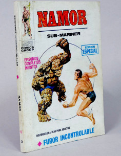 CÓMIC CAPITAN NAMOR 3 FUROR INCONTROLABLE KRAKENVOL.1 VERTICE MARVE...